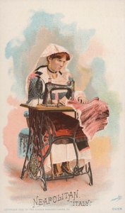 Sewing Machine, Neapolitan, Italy by American School